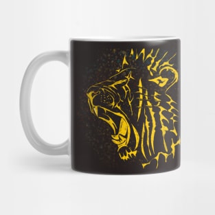 Lion Roar Gold Mug